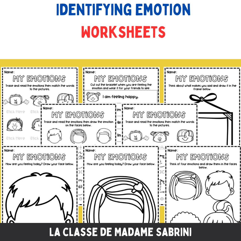 Recognizing Emotions Made Easy with Our Kindergarten Worksheets